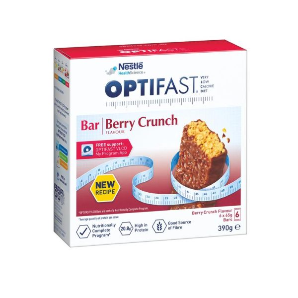 Optifast VLCD Bars Berry Crunch 6 X 65g 1