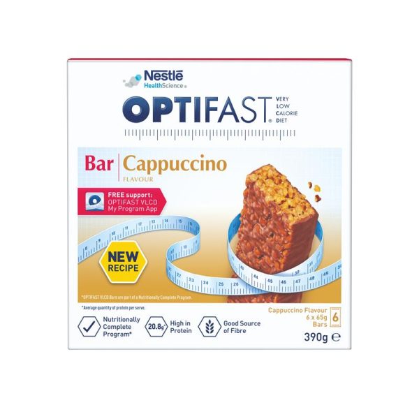 Optifast VLCD Bars Cappuccino 6 X 65g 2