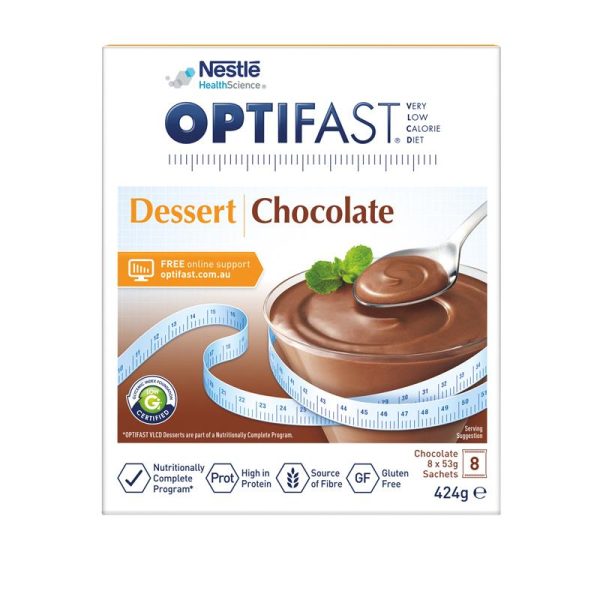 Optifast VLCD Chocolate Dessert 8 x 53g - Image 2