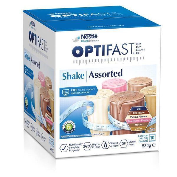 Optifast VLCD Shake Assorted Pack 10 x 53g 1