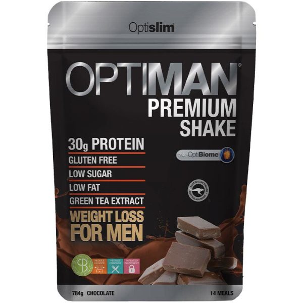 Optislim Optiman Premium Shake Chocolate 784g