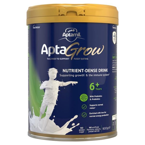 AptaGrow Nutrient Dense Milk Drink From 6 Years 900g 1