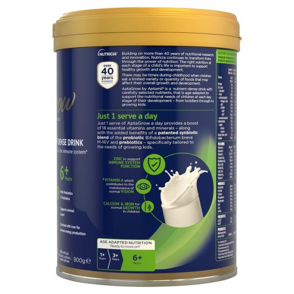 AptaGrow Nutrient-Dense Milk Drink From 6+ Years 900g - Image 2