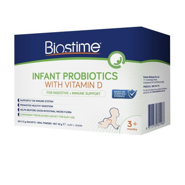 Biostime Infant Probiotic with Vitamin D 28 Pack 1