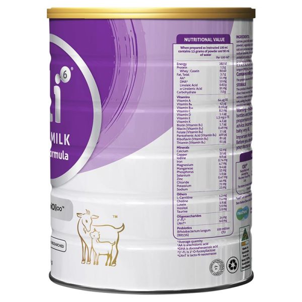 Oli6 Stage 1 Dairy Goat Milk Formula Infant 800g 4