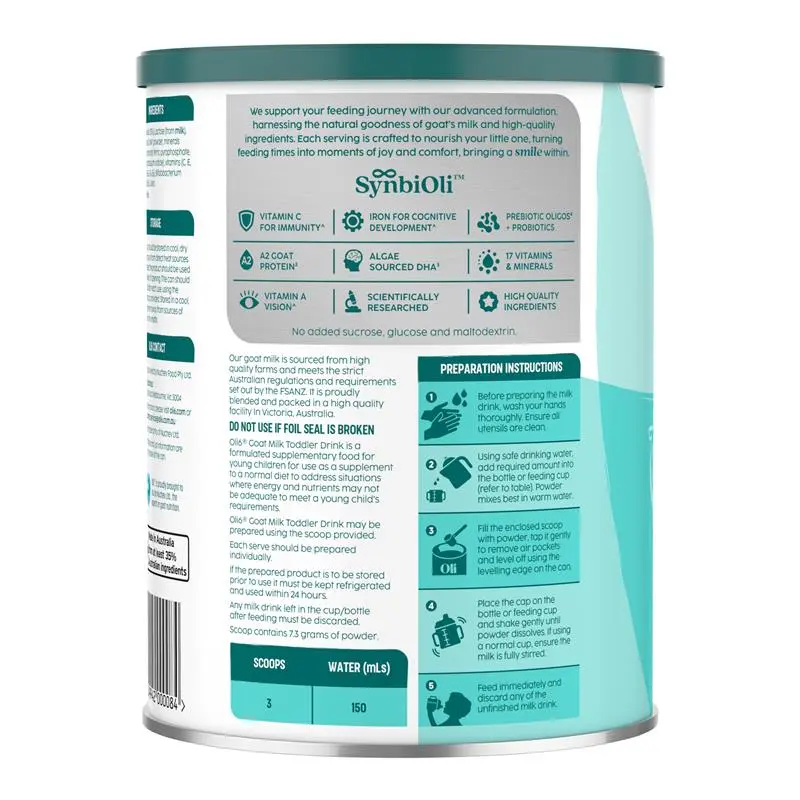 image 19 Oli6 Stage 3 Dairy Goat Milk Formula Toddler - Image 2