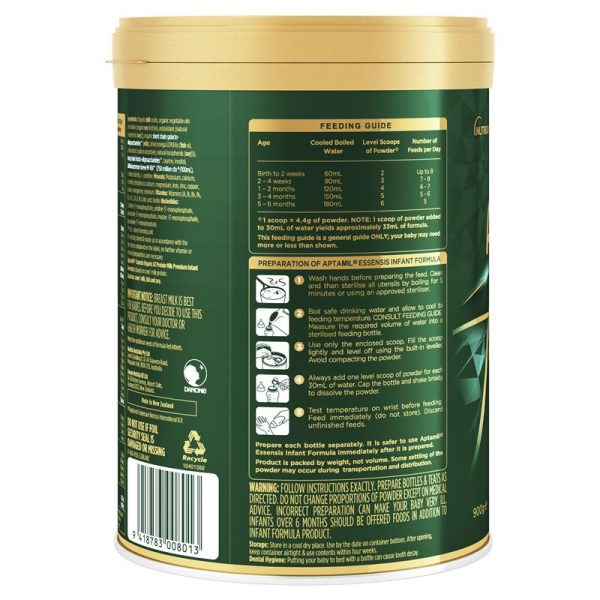 Aptamil Essensis Organic A2 Protein Milk 1 Premium Infant Formula - Image 4