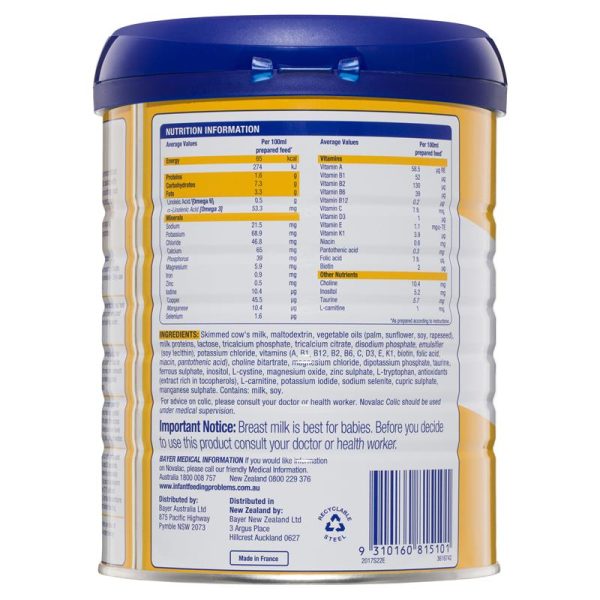 Novalac AC Colic Infant Formula 800g 2