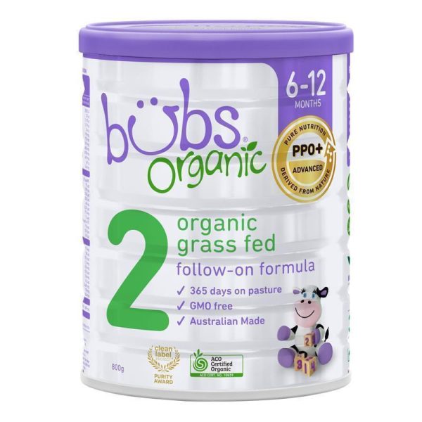 Bubs Organic GrassFed Follow on Milk Formula 800g 1