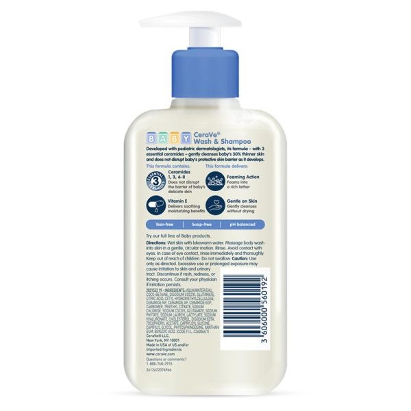 CeraVe Baby Wash Shampoo 3