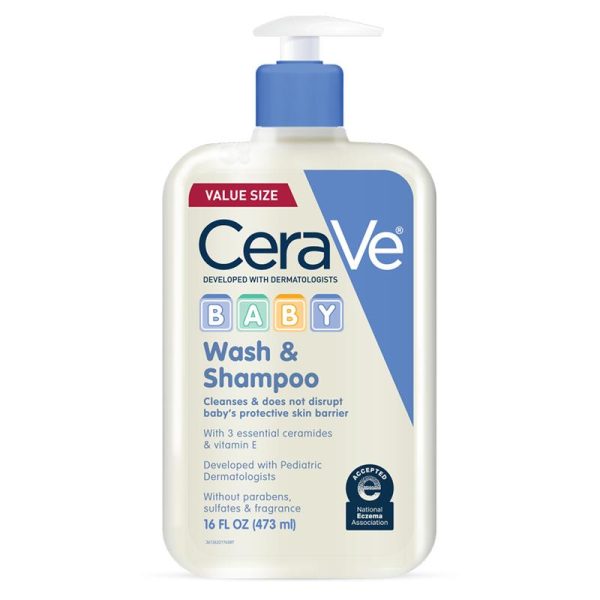 CeraVe Baby Wash Shampoo 473ml 1