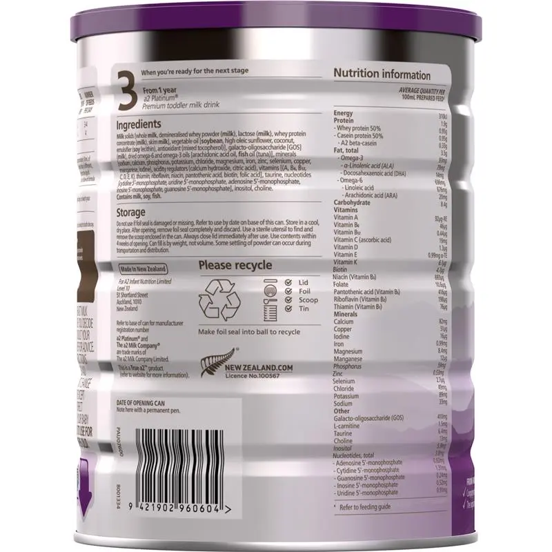 A2 Stage 2 3 A2 Platinum Premium Follow On Formula Stage 2 From 6 Months - Image 3